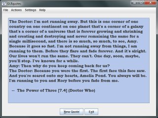 Quote from Doctor Who