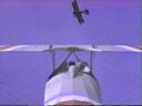 The aerial duel begins.